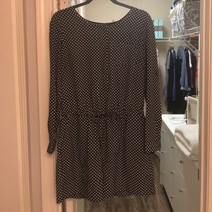 Ann Taylor loft black and white romper