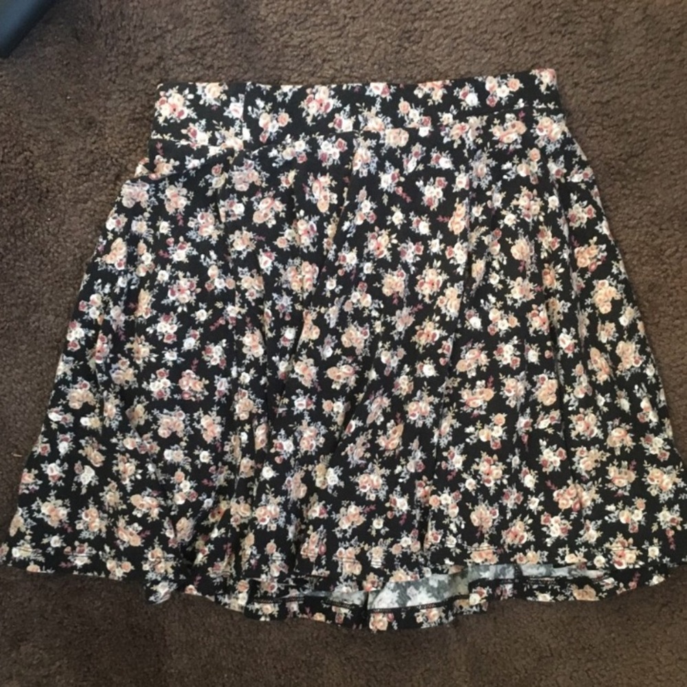 Floral High Waisted Skirt