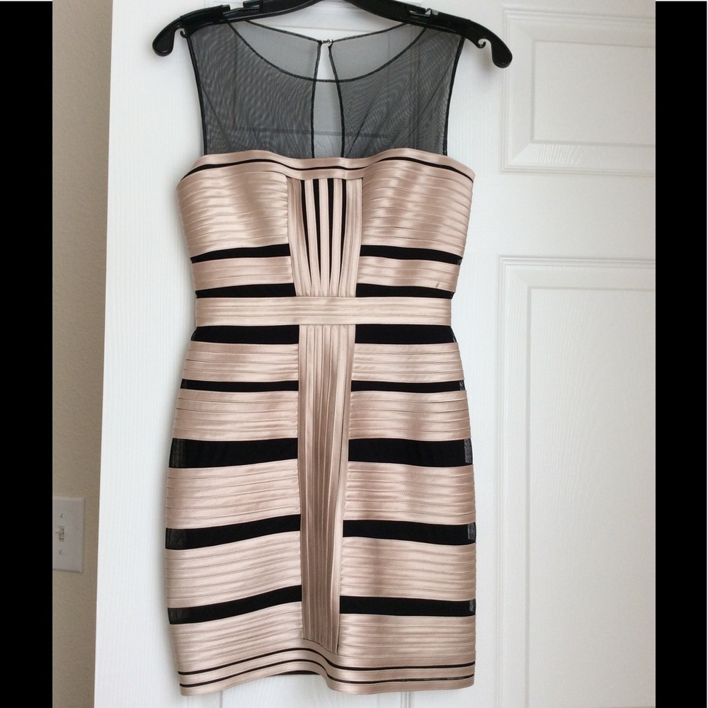 BCBGMAXAZRIA cocktail dress Champagne size 0