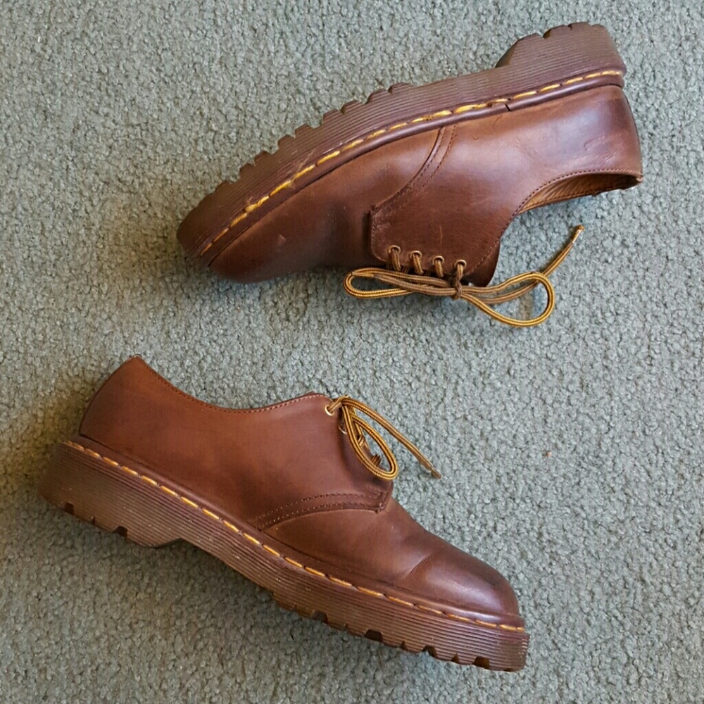 Doc Martens Brown lace up oxfords made in England