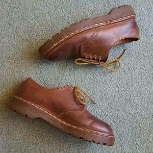 Doc Martens Brown lace up oxfords made in England