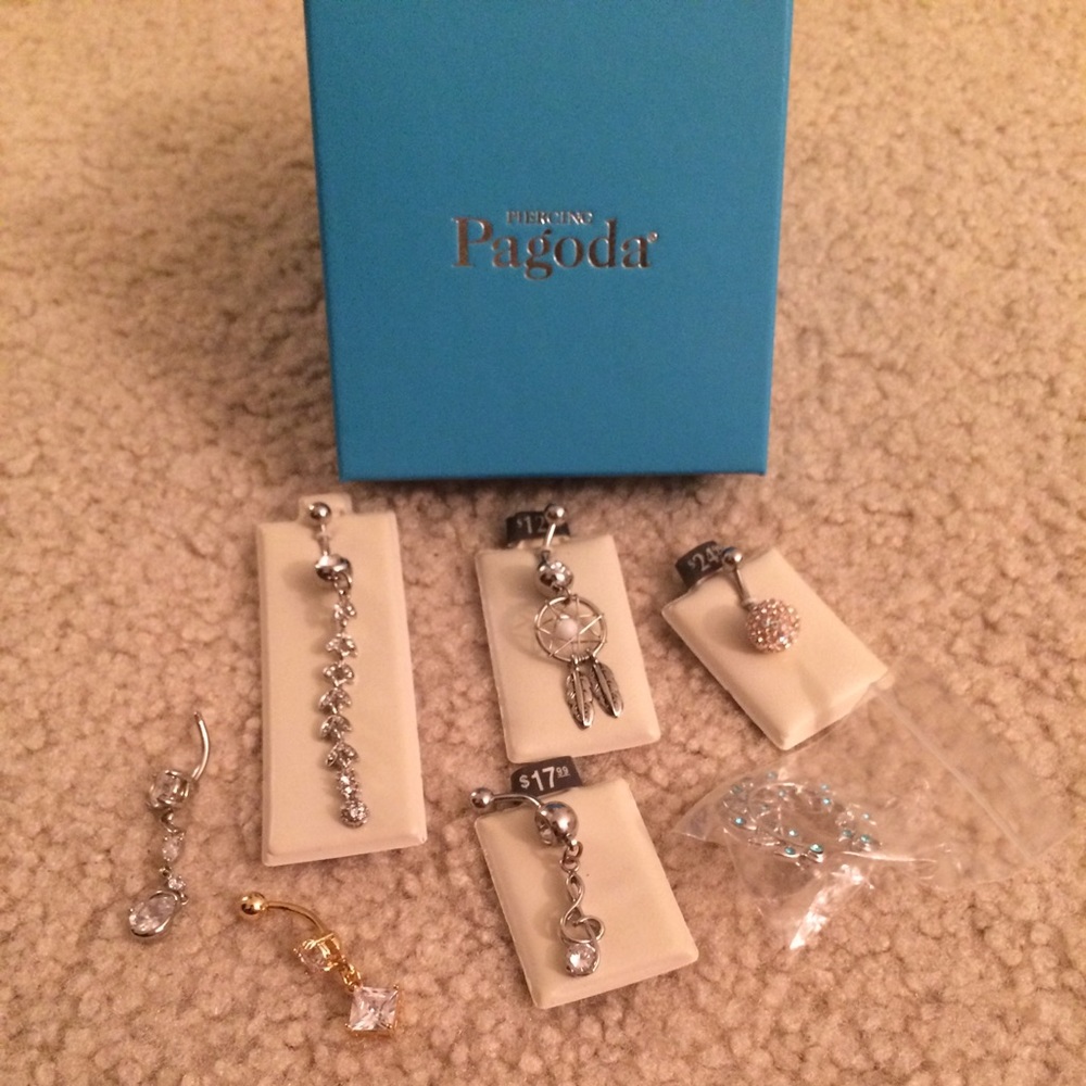 Piercing Pagoda Belly Button Rings, Navel rings