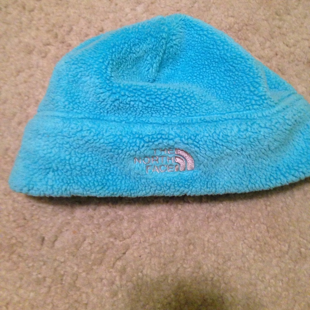 Youth blue north face hat