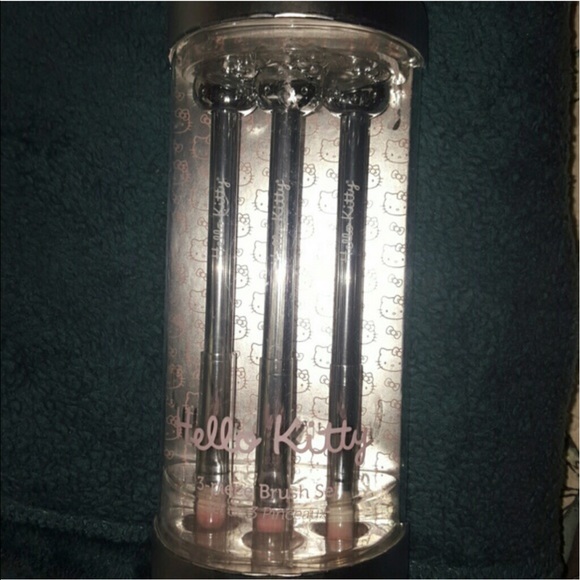 Hello Kitty Makeup Hello Kitty Sephora 3 Piece Makeup Brush Set