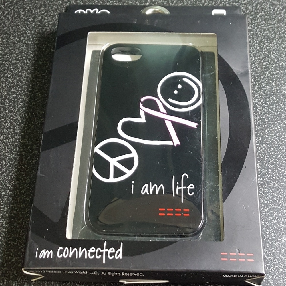 🔻FINAL SALE🔻AM LIFE BLACK IPHONE 5 CASE
