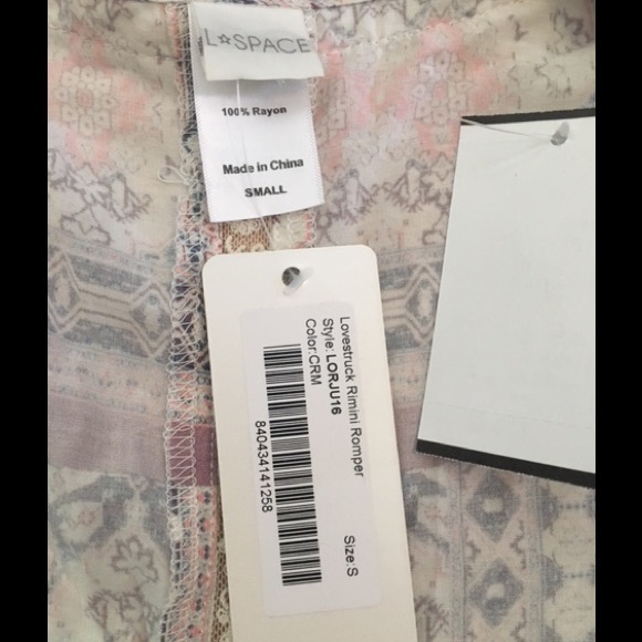 L*Space Bohemian Romper - Picture 2 of 4