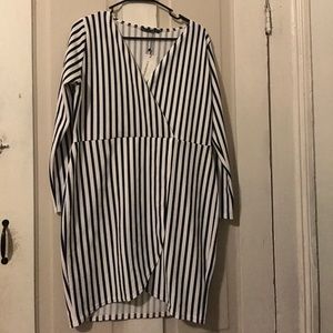 Striped dress by Boohoo
