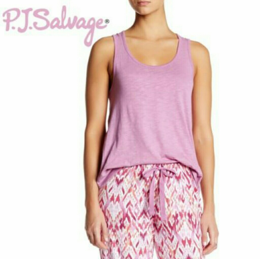 🏷️ NWT PJ Salvage Wisteria Lace Back Sleep Tank