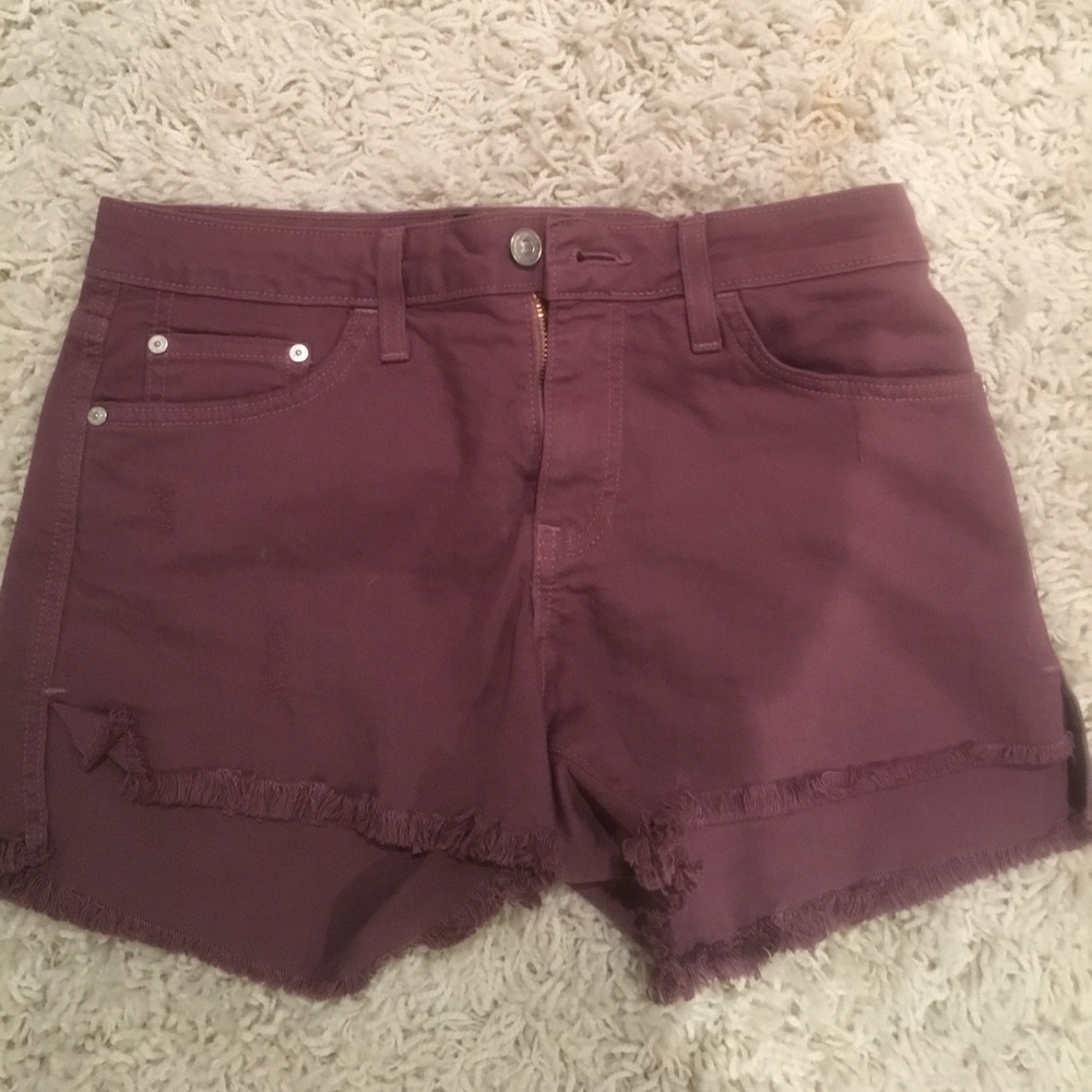 Purple shorts