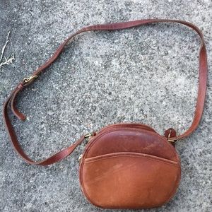 Vintage Coach Chester Canteen Bag Brown Leather