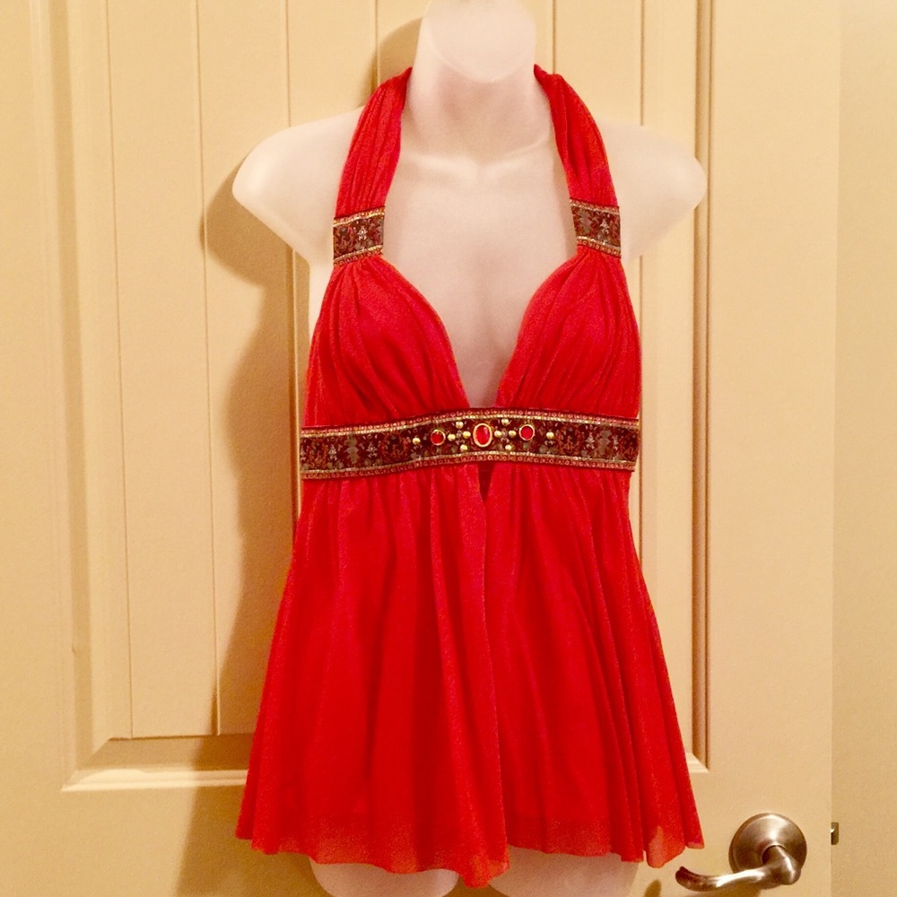 Heart Moon Star Halter Top