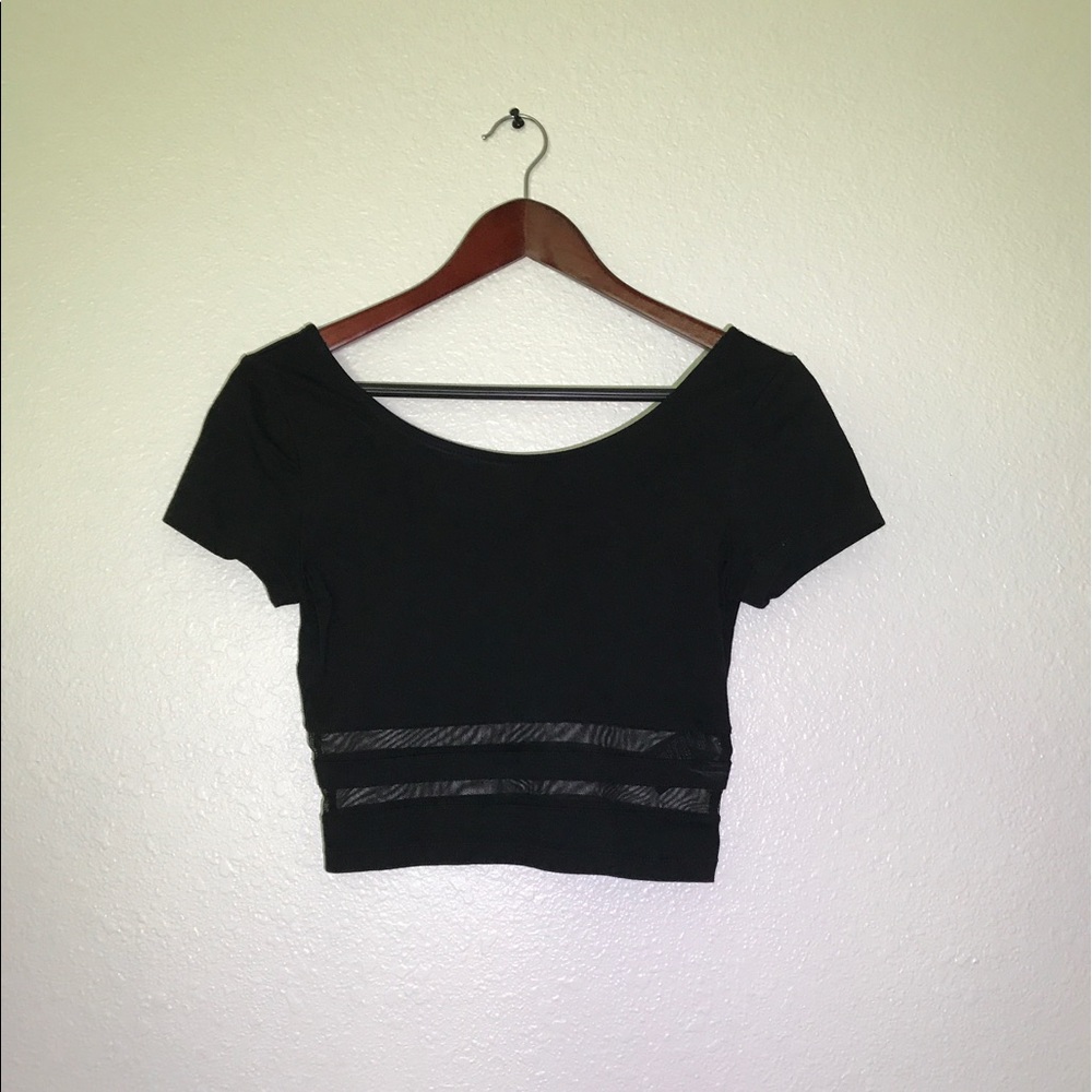 Black Crop Top
