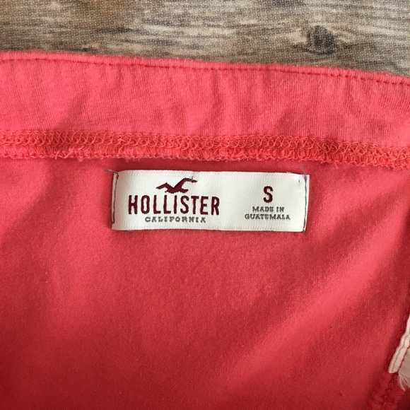 Hollister coral lace bralette crop top - Picture 5 of 6