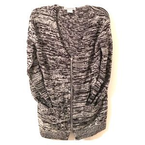 Zipper sweater with pockets