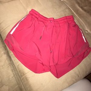 Pink Lululeomon shorts