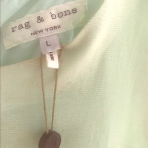 ☀️SOLD☀️Rag & Bone Mint Chiffon hi lo Top