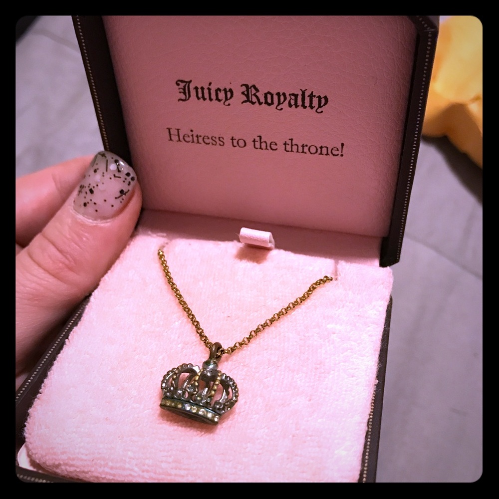 JUICY COUTURE "HEIRESS PENDANT' NECKLACE