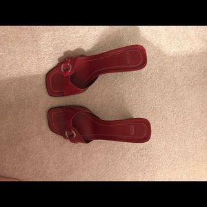 Authentic coach sandals size 8.5