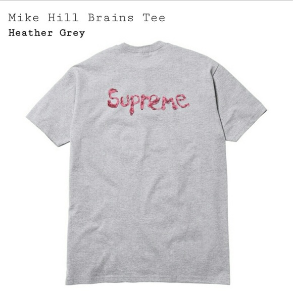 Supreme x Mike Hill Brains Tee - Picture 3 of 6