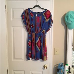 Tribal print dress