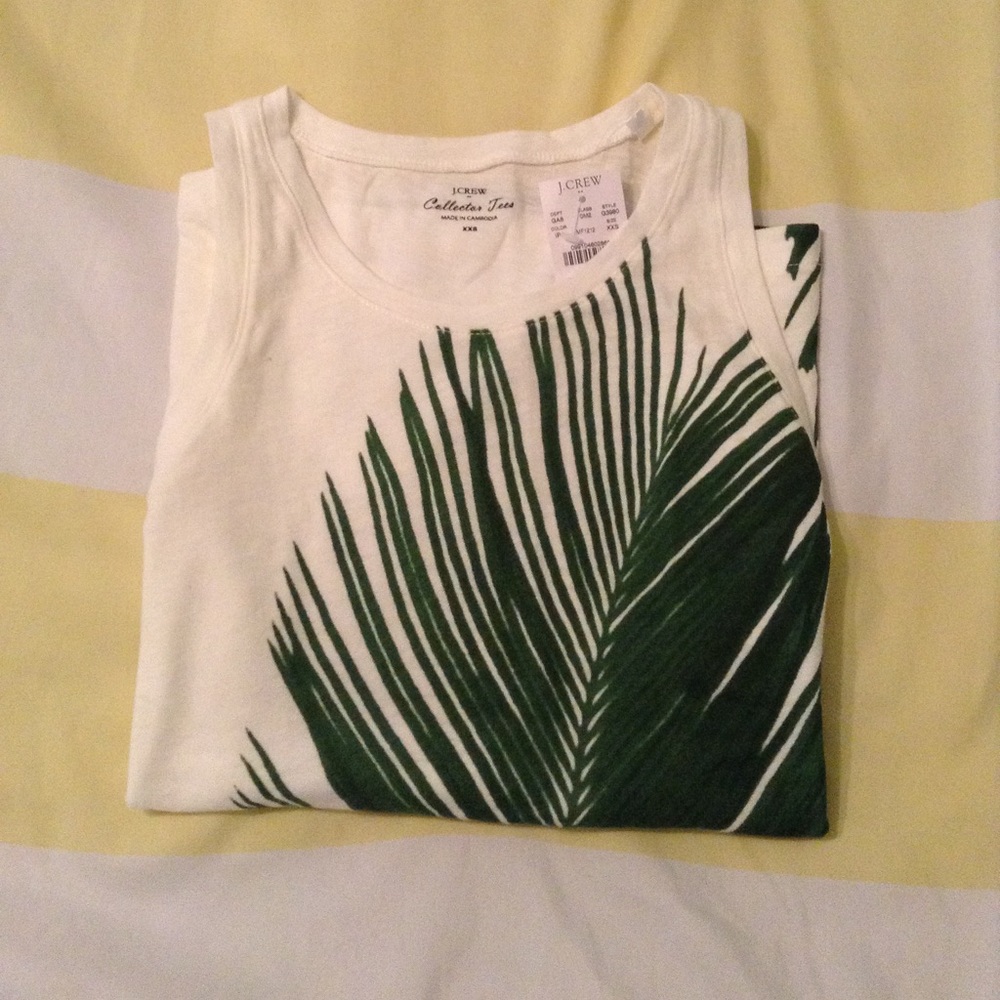 JCrew palm tank