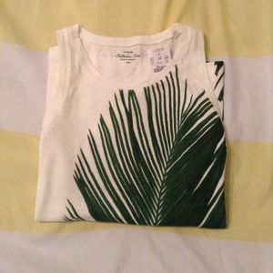 JCrew palm tank