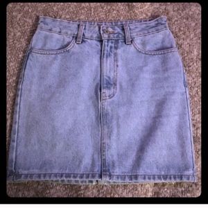Denim skirt