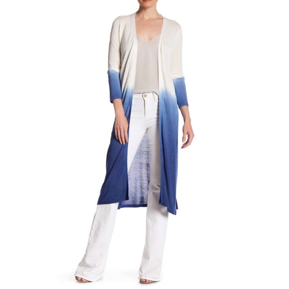 JOAN VASS Dip Dye Open Front Duster