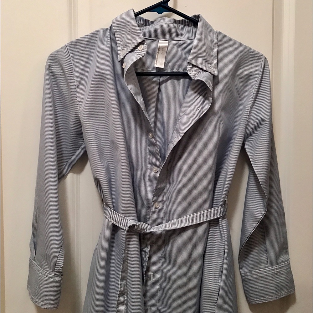 American Apparel XS Button Up Dress