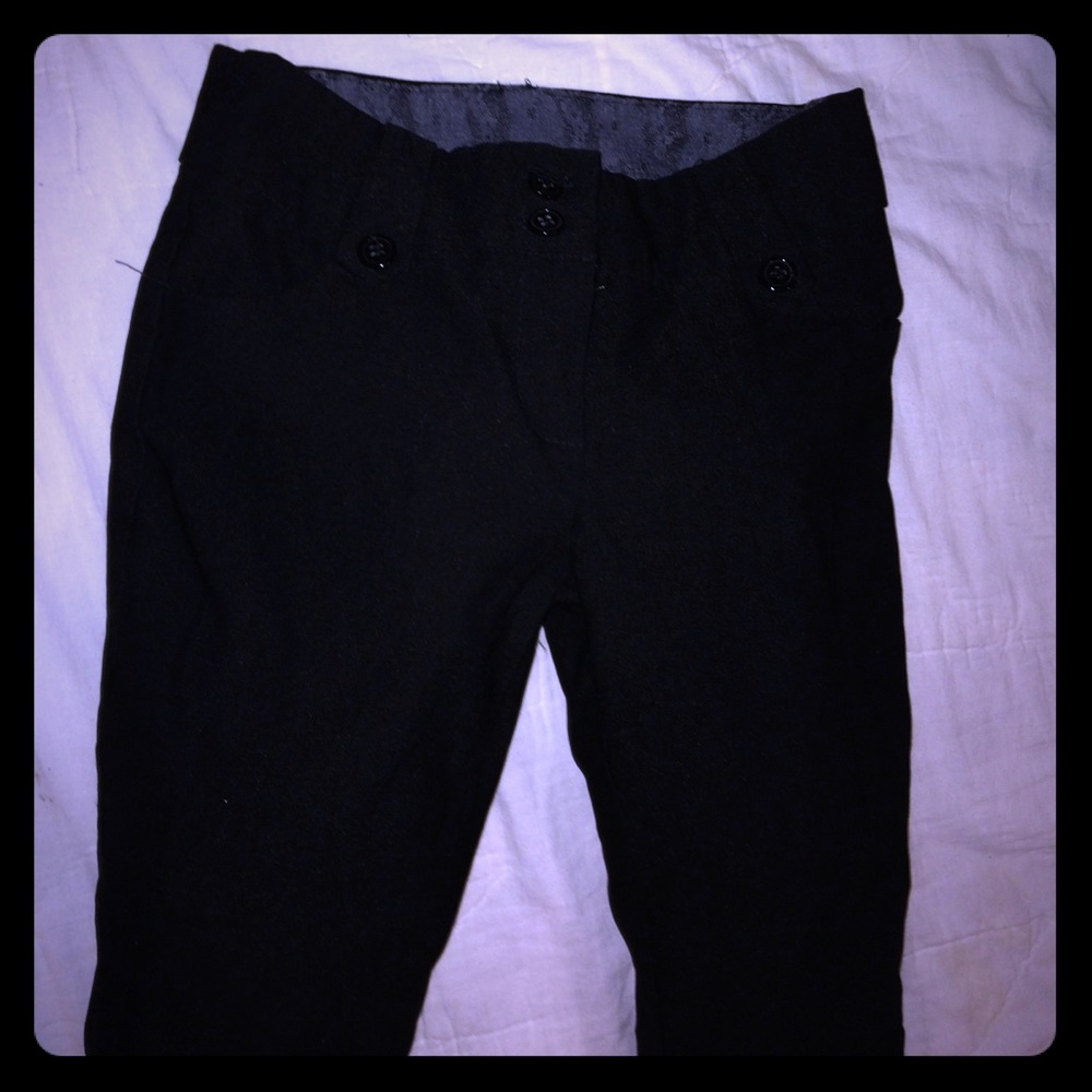 Black Slacks.
