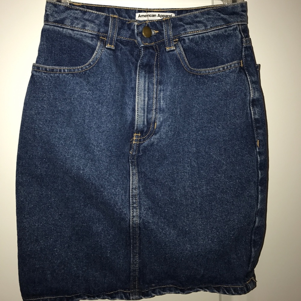 American Apparel Jean Skirt XS