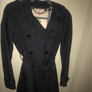 Burberry London Trench Coat  w/ detachable hood!