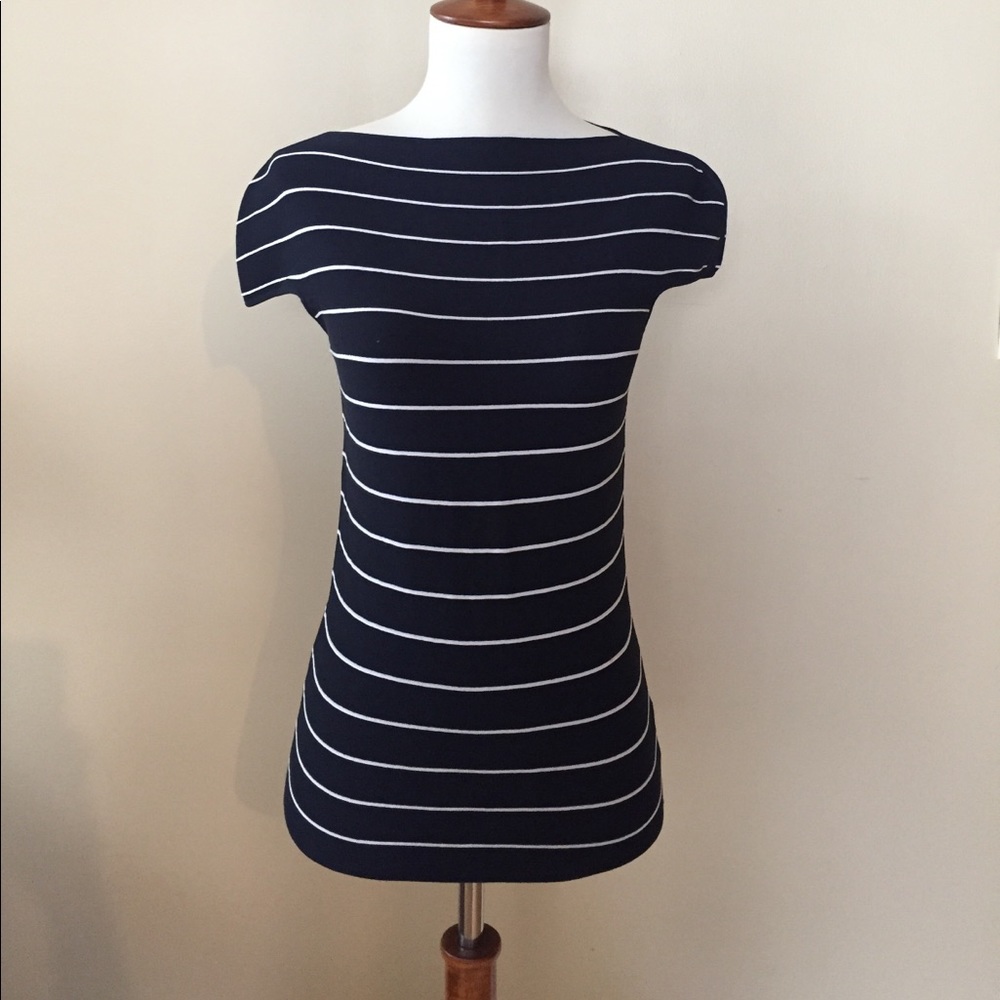 Navy Striped Tee