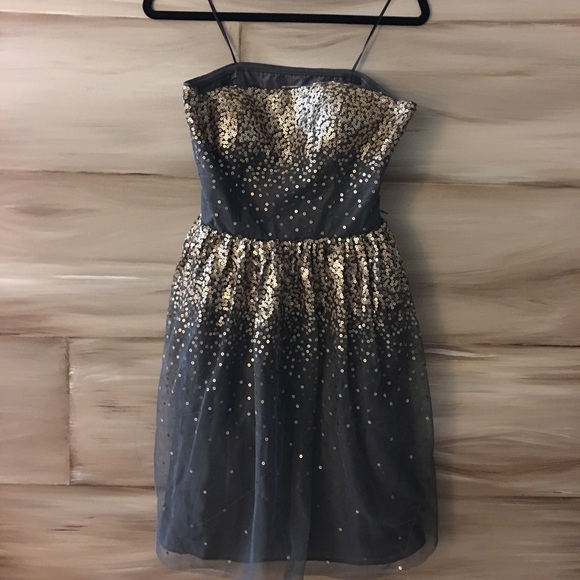 Eliza J Dresses & Skirts - Strapless Tulle and Sequin Dress