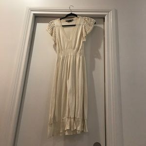 Bcbg XS beige dress