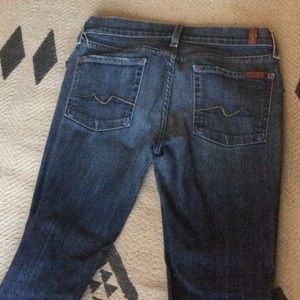 Size 28 Bootcut 7 for all Mankind jeans