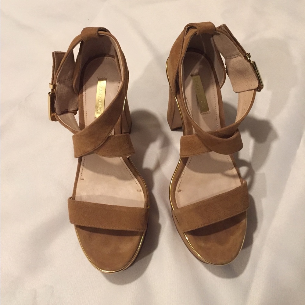 Beige Platform Heels