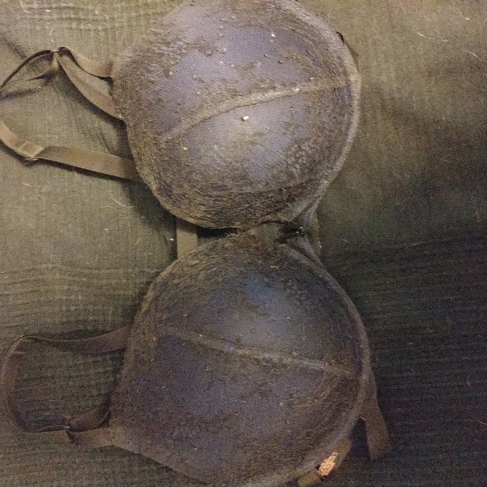 Lace Bra black and blue