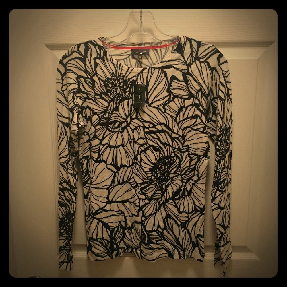 Long Sleeve Floral Blouse (The Limited)