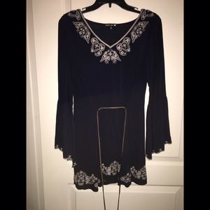 Bohemian mini dress. Only worn once