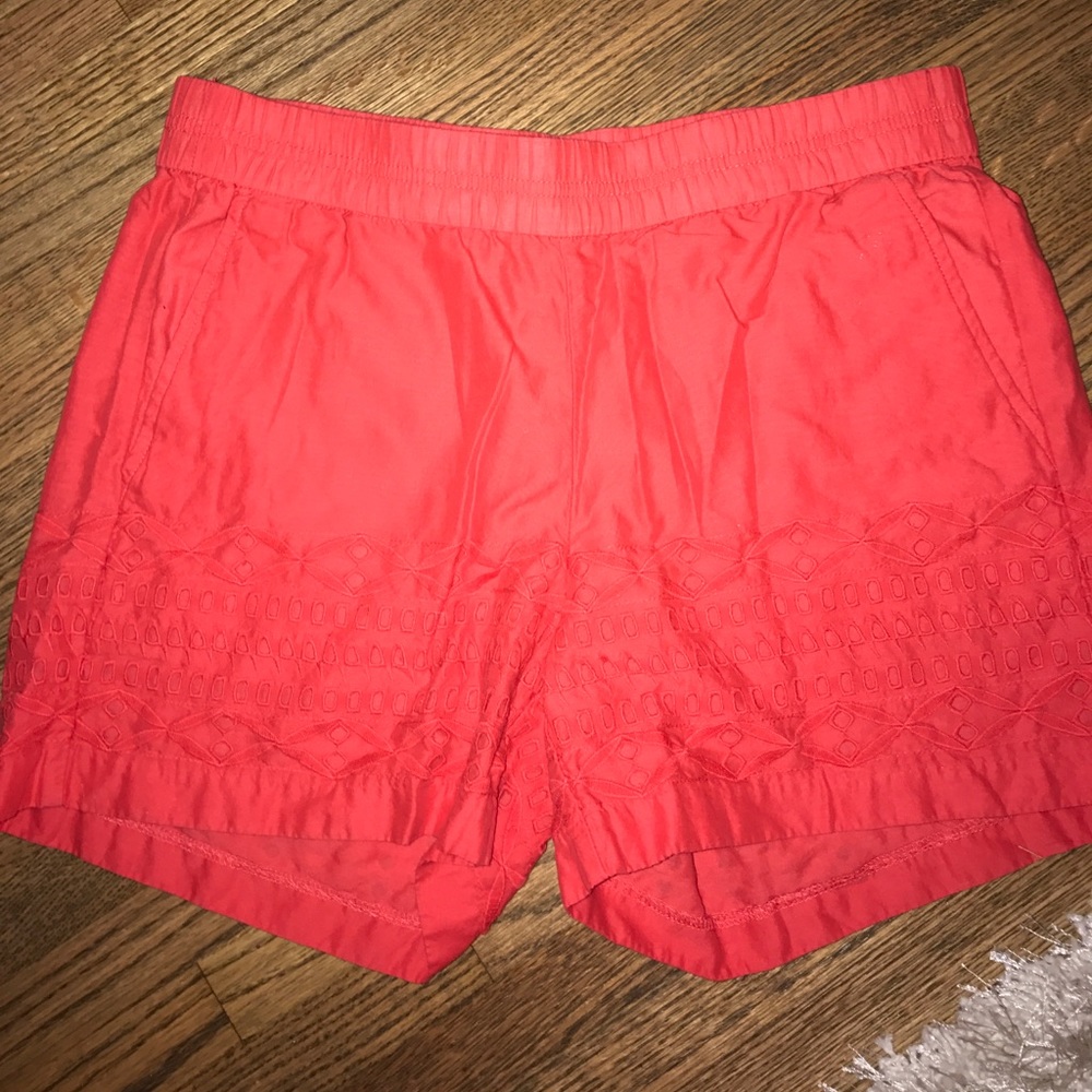 JCREW eyelet shorts