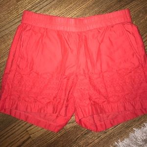 JCREW eyelet shorts