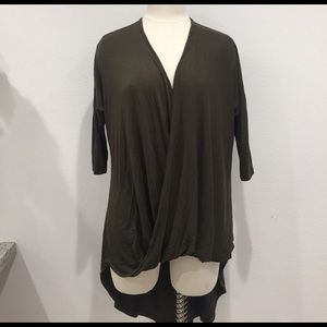 Dolman Sleeve High-low Top