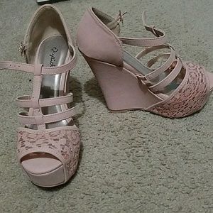 Light Pink Wedges