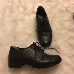 Black oxfords