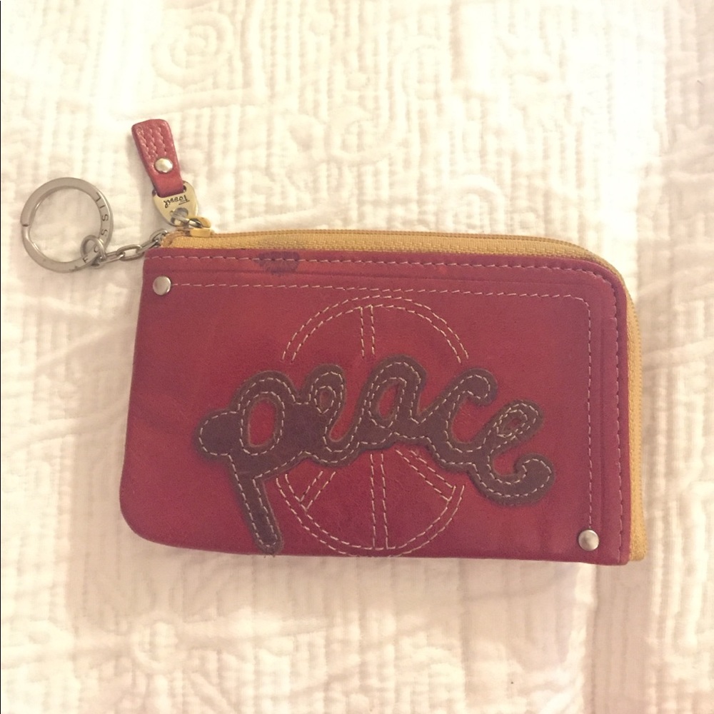 Fossil Mini Wallet Keychain