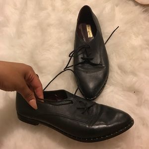 Black oxfords