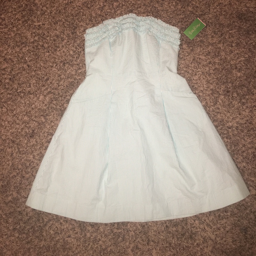 Turquoise and White Lily Pulitzer Dress