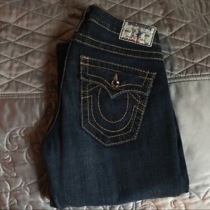 True Religion Jeweled Bootcut Jeans Size 26