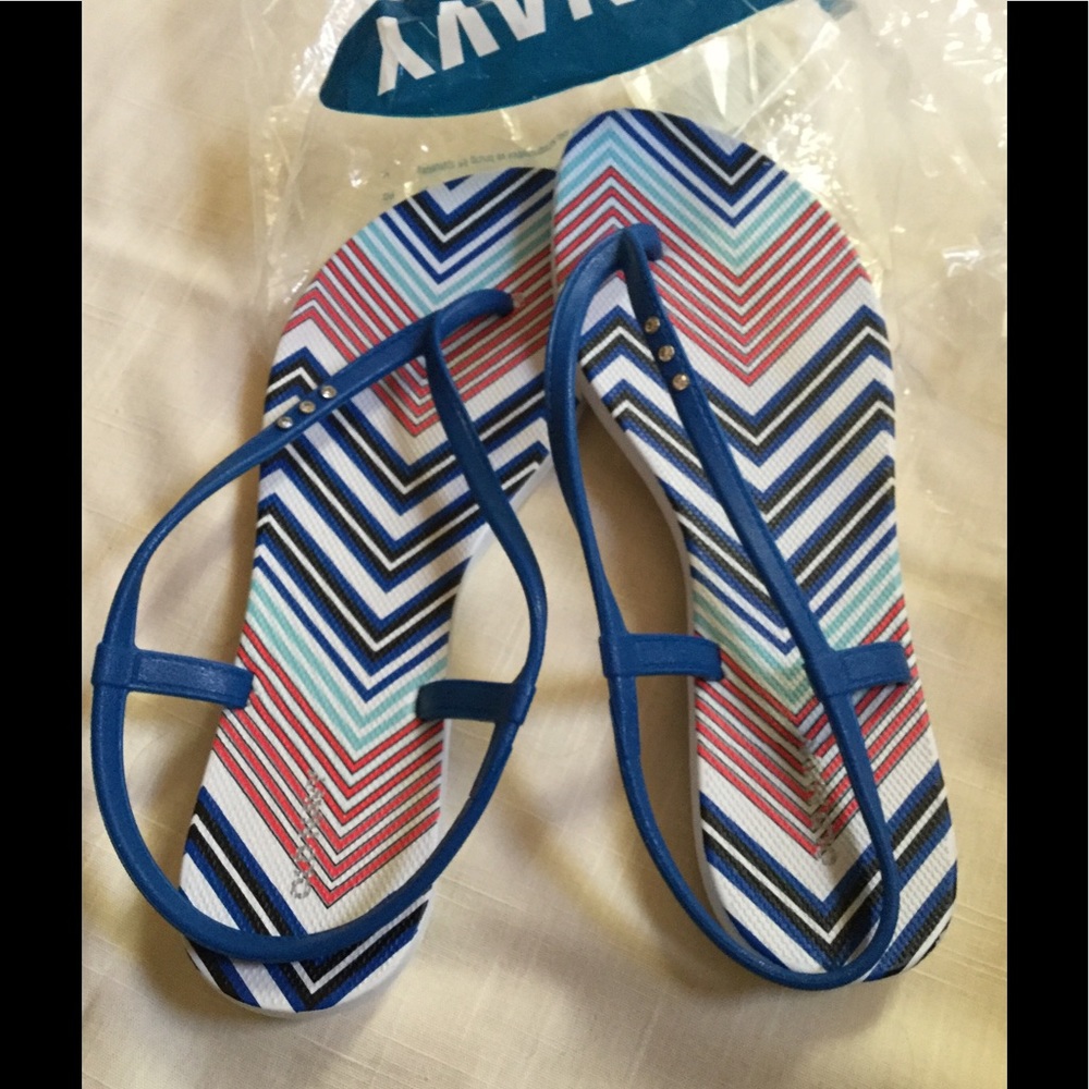 New in-bag Patriotic sandals. PRICE DROP!